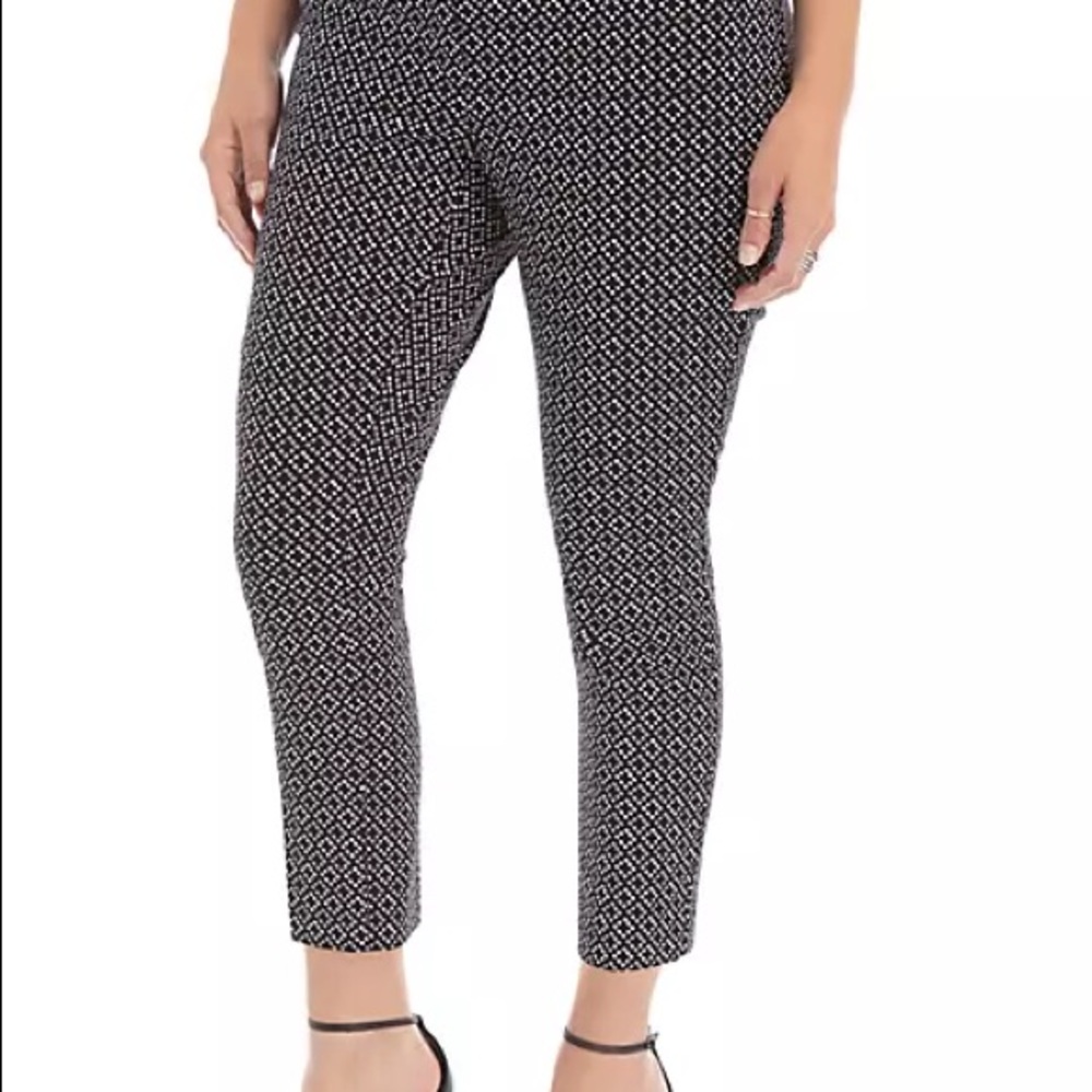 The Limited Black and White Pants